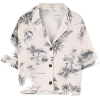 pull and bear tropical blouse - Koszule - krótkie - 