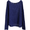 Pullovers Blue - Puloverji - 