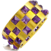 purple and yellow bangle - ブレスレット - 
