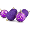 purple baubles - 饰品 - 