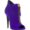 purple boots - Škornji - 