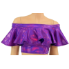 purple holographic crop top - Camisas sin mangas - 