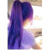 purple ponytail - Fryzury - 