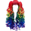 rainbow pigtails - Anderes - 
