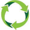 recycling illustration logo - Ilustrationen - 