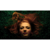 red hair green grass - Fundos - 