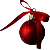 red christmas ornament - Predmeti - 