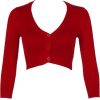 red cropped cardigan - Westen - 