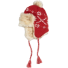 red ear flap ski hat - Gorro - 