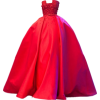 red gown - sukienki - 