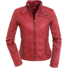 red leather biker jacket - アウター - 