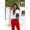 red pants - People - 