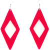 red rhombus - Earrings - 