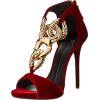 red shoes1 - Sandals - 
