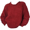 red sweater - 长袖衫/女式衬衫 - 