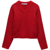 red sweater - Puloveri - 