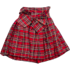 red tartan skirt - Skirts - 
