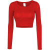 red top - Long sleeves t-shirts - 