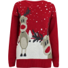 reindeer sweater - Pullovers - 