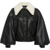 rodarte leather balloon sleeve jacket - Куртки и пальто - 
