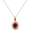 ruby and gold necklace - Necklaces - 