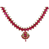 ruby necklace - Naszyjniki - 