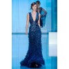 runway dress in blue-glam style - Uncategorized - 