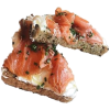 salmon toast - Food - 