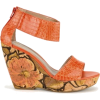 Sandals Orange - 凉鞋 - 