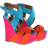 Wedges Colorful - 坡跟鞋 - 