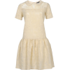 White spring dress - sukienki - 