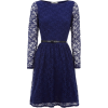 Elegant blue dress - Dresses - 