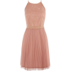 Pink elegant dress - Dresses - 