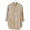 SHIPS for women リネン　ダスティ　ラウンドカラー　7分袖 - Long sleeves shirts - ¥12,600  ~ $111.95
