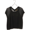 nano universe 細ケーブル異ゲージニット - 半袖衫/女式衬衫 - ¥8,715  ~ ¥518.83