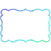 shades of blue frame/ paper - Frames - 