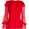 Long sleeves shirts Red - 长袖衫/女式衬衫 - 