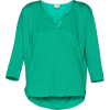 Long Sleeves Shirts Green - Camisa - longa - 