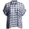 Shirt Blue - 半袖衫/女式衬衫 - 