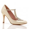 shoes gold heels 1920s style - Классическая обувь - 