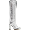 silver knee boots - Сопоги - 