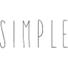 simple font text - イラスト用文字 - 