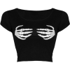 skeleton hand tee - T-shirts - 