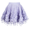 ZIMMERMANN- high Tide Lace Mini skirt - Saias - 