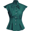 sleeveless blouse - Srajce - kratke - 