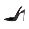 sling back black shoe - Uncategorized - 