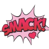 smack - 插图用文字 - 