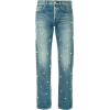 small pearl dot jeans short length - Dżinsy - 