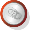 soda can aerial view - Beverage - 
