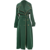 soolinen Patchwork Long Sash Trench Coat - Giacce e capotti - 